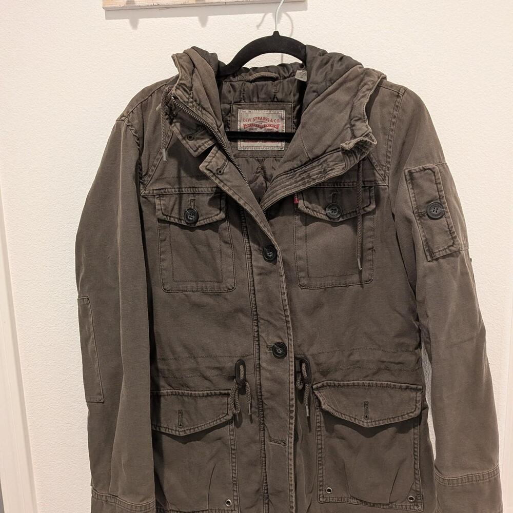 Levis khaki and green utility